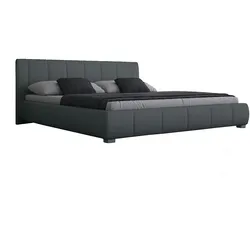 Sedex Bettgestell Bett  Luna 140x200cm Kunstleder grau