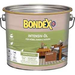 BONDEX Intensiv-Öl, wasserbasiert, beschleunigte Trocknung, 2,5 l, Bangkirai