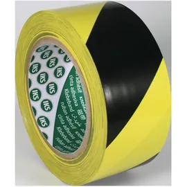 iks Bodenmarkierungsband F33 PVC schwarz/gelb 33 m x 50 mm