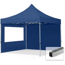 TOOLPORT Faltpavillon Economy 3 x 3 m inkl. 2 Seitenteile blau 5900
