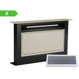 Klarstein Victoria Downdraft Dunstabzugshaube - A Energieeffizienz, 713,8 m3/h Luftstrom, Superleise 52 dB, Touchscreen, Spülmaschinengeeignete Filter, LED-Beleuchtung, Creme