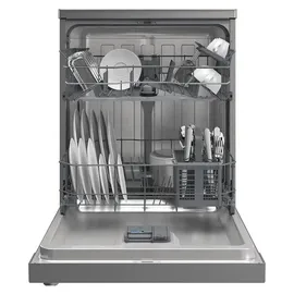 Indesit IN2FE13DT9S Geschirrspüler (freistehend, 600 mm, Silber)