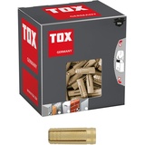 TOX Messing Spreizdübel Metrix M10 x 32 mm, 25 Stück, 026100151