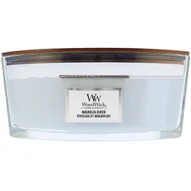 Woodwick Magnolia Birch Duftkerze 453,6 g blau