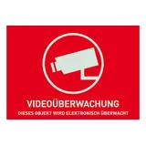 ABUS Warnaufkleber Videoberwachung (ohne Logo) 148 x 105 mm (Art.-Nr. AU1320)