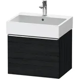 Duravit Waschtischunterschrank 1 Auszug 58,4 x 44 x 44,2 cm Eiche Schwarz Matt