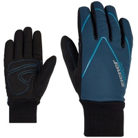 Ziener Unico Junior Langlauf/Nordic/Crosscountry-Handschuhe | Winddicht Atmungsaktiv Soft-Shell, hale navy, S