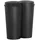 vidaXL Duo Mülleimer Schwarz 50 L