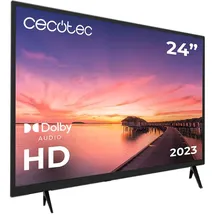 Cecotec 2610 24 ́ ́ HD, Led TV 0 Series 0024, Bildschirm, Optimale Bild- und Videoauflösung, Dolby-System, Flash-Speicher, HDMI/USB-Anschluss, Fernbedienung, Klasse E, DVB_T/T2/C/S/S/S2-Decoders