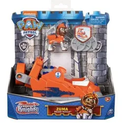 SPIN MASTER 41462 PAW Patrol, Rescue Knights Basis Fahrzeug Spielzeugauto von Zuma mit Welpenfigur