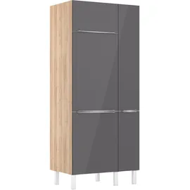 OPTIFIT Küchenzeile Lilly2 90 cm schwarz