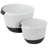 Mojawo 2er Set Rührschüssel Mixschüssel Schüssel 3,5L + 2L