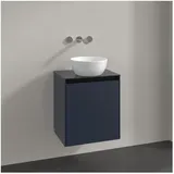 Villeroy & Boch V&B Waschtischunterschrank Anschl Scharn. li Collaro 50x54,8x38cm, WT mittig, marine blue