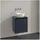 Villeroy & Boch V&B Waschtischunterschrank Anschl Scharn. li Collaro 50x54,8x38cm, WT mittig, marine blue