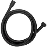 Wenko Edelstahl Duschschlauch 150 cm Schwarz