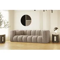 Kaiser Möbel Sofa Couch, Dreisitzer Grand Modular Stoff Salvador und Haga, Bequem, modular, viele Farben beige
