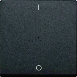 Merten System M Kontrollwippe, Schalter/Dimmer, anthrazit, matt, Kennzeichen 0/1
