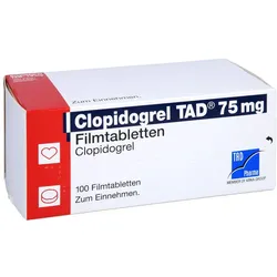 Clopidogrel TAD 75 mg Filmtabletten 100 St