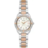 Nur Zeit Bulova Versilbert/Stahl   Kollektion Classic Lady Diamond - frau