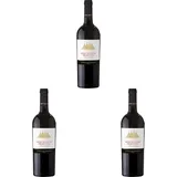 Nero di Troia Primitivo Puglia IGT Contessa Marina Apulien Rotwein trocken (Packung mit 3)