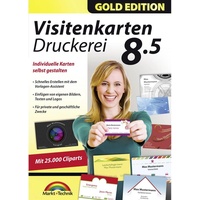 Markt + Technik Markt & Technik Visitenkarten Druckerei 8.5 Gold Edition Vollversion, 1 Lizenz Windows