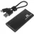 Maclean Brackets Maclean MCE443 NVMe SATA SSD M.2 Gehäuse NVMe (PCIe), NGFF (SATA) Unterstützt USB 3.1 2230/2240/2260/2280 USAP Kompatibel mit PC und Mac Aluminium Plug&Play Schwarz