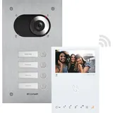 Comelit Vierfamilienhauskit Switch 1xMonitorMini HFWiFi KVS2014