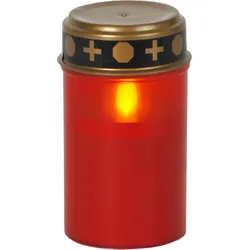 Heitronic LED Grablicht, batteriebetrieben, Kerzeneffekt