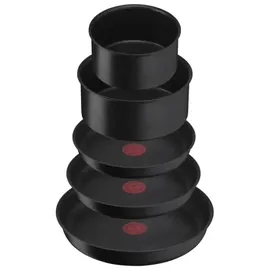 Tefal Ingenio Black Stone 8-teiliges Kochgeschirr-Set L3998802