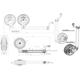 AL-KO Stützrad Premium 230 x 80 mm mit Stützlastanzeige