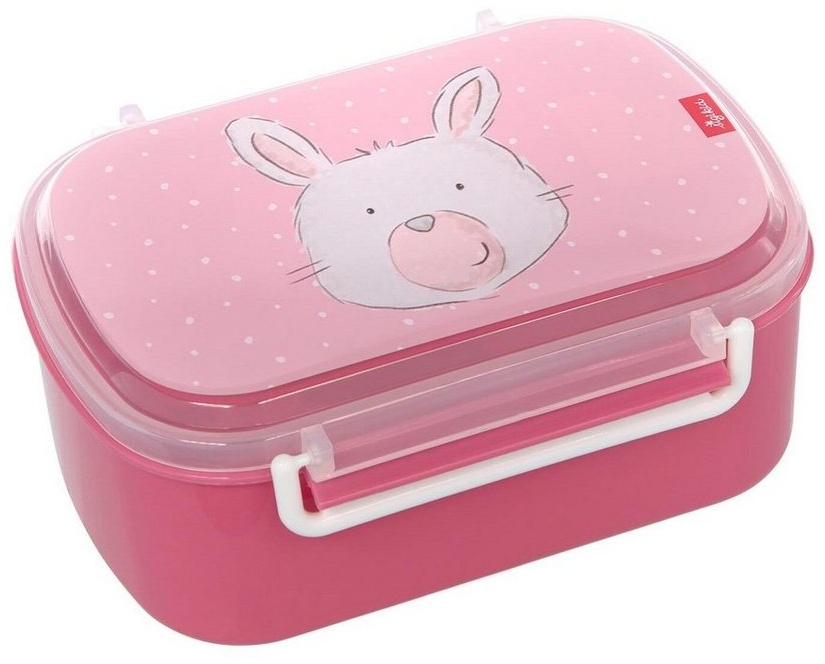 Produktbild Sigikid Lunchbox Lunchbox 17 x 11 x 7 cm, Polypropylen, (1-tlg), Spülmaschinengeeignet, Motiv-Deckel mit der Hand spülen rosa