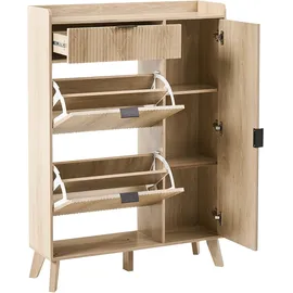 Beliani Moonie 84 x 118 x 25 cm Hellbraun / braun