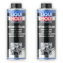 2x 500ml LIQUI MOLY 2427 Additiv Pro-Line Motorspülung Motorreinigung Öl Zusatz