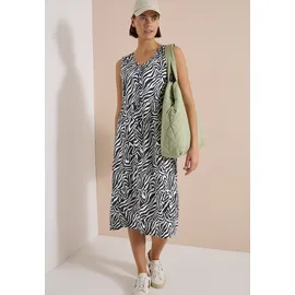 Cecil Midikleid Zebraprint Grün/Mehrfarbig 46