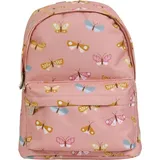 A Little Lovely Company Kindergarten Rucksack 7L Schmetterlinge Rosa - Rosa