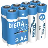 Ansmann Akku Mignon AA, 2650 mAh, 8 Stück, 1,2V Ni-MH