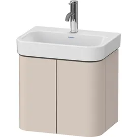 Duravit Happy D.2 Plus Waschtischunterbau wandhängend Taupe Supermatt