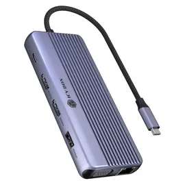 Icy Box IB-DK4062-CPD Multi Dockingstation - Grau