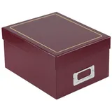 Ideal Trend Fotoalbum Tradition Photo Box für 700 Fotos 10x15 cm Rot
