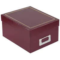 Ideal Trend Fotoalbum Tradition Photo Box für 700 Fotos 10x15 cm Rot