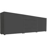 MID.YOU Sideboard Mailand Set 5 Anthrazit