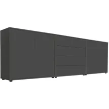 MID.YOU Sideboard Mailand Set 5 Anthrazit