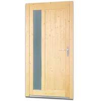 Panto Holz-Nebeneingangstür NET 511 Fichte Natur 98 cm x 200 cm Anschlag Rechts
