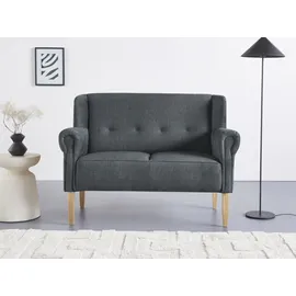 Home Affaire Küchensofa HOME AFFAIRE "Moro", blau (ocean), B:142cm H:99cm T:73cm, Microfaser in Antiklederoptik (100% Polyester), Sofas, in verschiedenen Stoffen und Farben