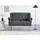 Home Affaire Küchensofa HOME AFFAIRE "Moro", blau (ocean), B:142cm H:99cm T:73cm, Microfaser in Antiklederoptik (100% Polyester), Sofas, in verschiedenen Stoffen und Farben