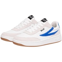 Fila Damen SEVARO S wmn Sneaker, White-Prime Blue, 41 EU