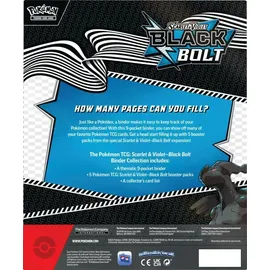 Pokémon Black Bolt 9-Binder Pocket Portfolio Collection