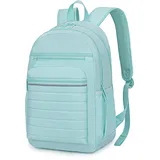 KEOFID Rucksack Damen, Wasserdicht Kleiner Rucksack, Damenrucksack Geldbörse, Elegant Daypack für Freizeit Schule Reisen Arbeit(Hellgrün)