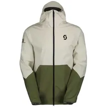 Scott Explorair Light Dryo 2.5l Jacke - Cotton White / Hay Green - XL