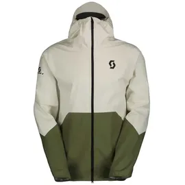 Scott Explorair Light Dryo 2.5l Jacke - Cotton White / Hay Green - XL